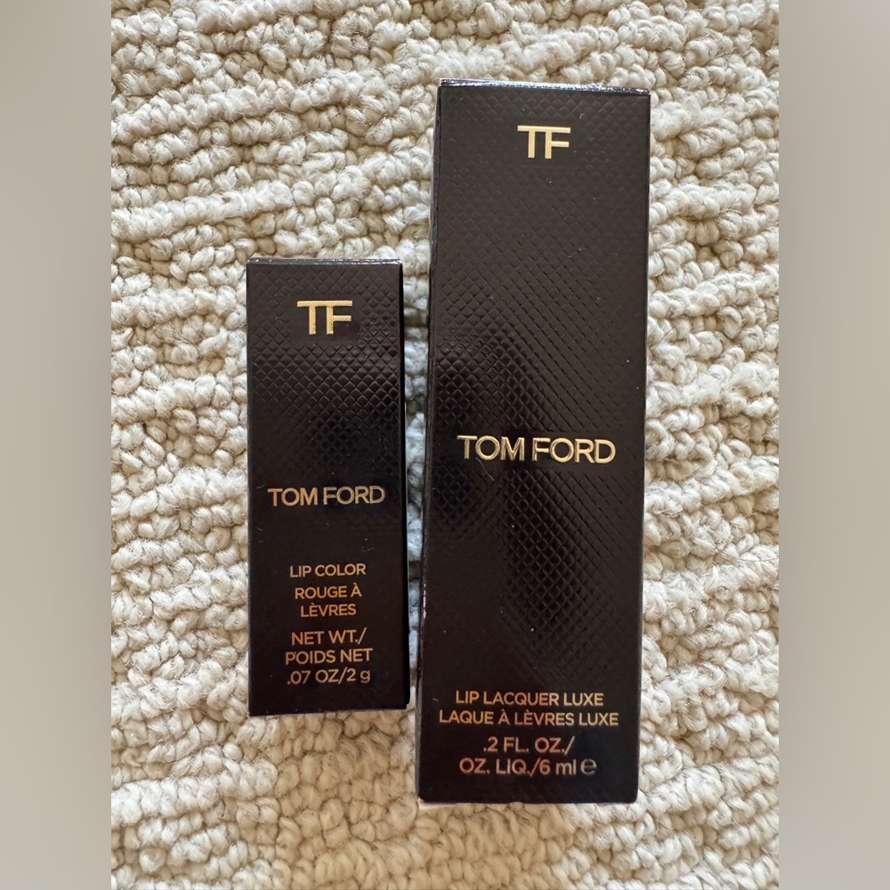 Tom Ford Lip Color Mini 2g #20 Richard + Lip Lacquer Luxe 6ml #06 Habitual Matte